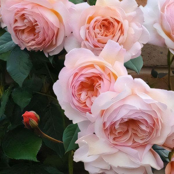 Троянда Абрахам Дербі. (Abraham Darby) АНГЛ.