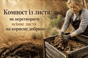 Компост із листя: як перетворити осіннє опале листя на корисне добриво фото