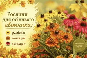 Рослини для осіннього квітника фото