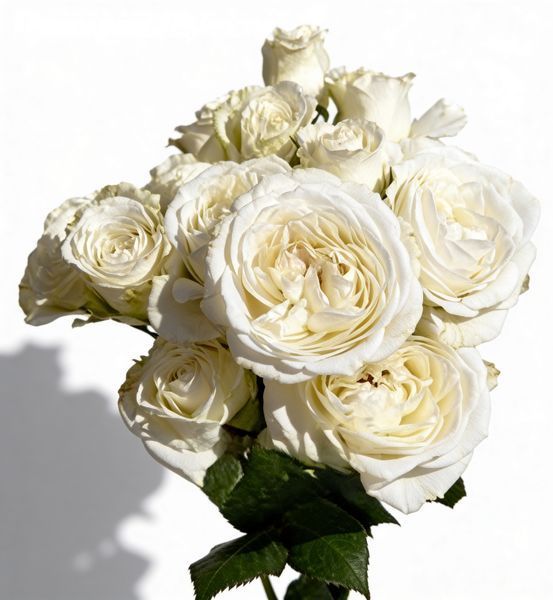 Роза White Giselle (Уайт Жизель) спрей в горшке 4 л